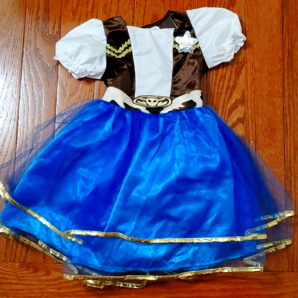 EUC GIRLS WESTERN COWGIRL COSTUME